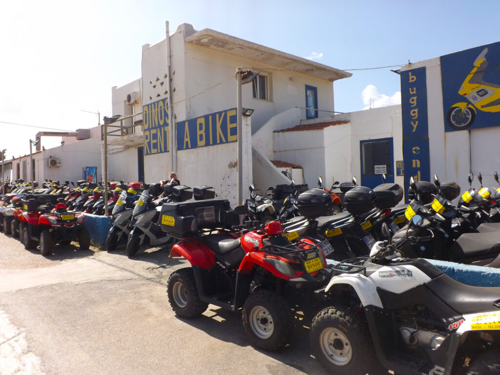 The Dinos Rent a Bike fleet